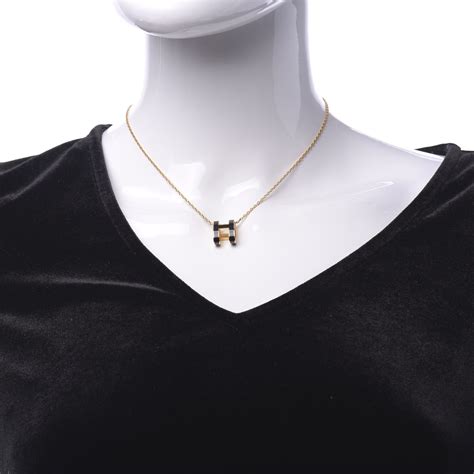 hermes black necklace|used hermes necklaces for women.